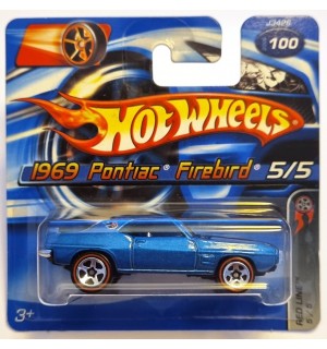 Hot Wheels 1969 Pontiac Firebird Red Line 2006 Mavi